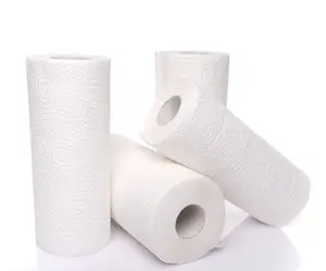 Carta monouso per la pulizia di pasta di legno asciugamani di carta rotoli di carta Super olio acqua assorbente