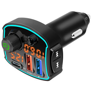 Puerto de carga rápida dual Pantalla de tubo digital dual Bluetooth Llamadas manos libres Redial Teléfono <span class=keywords><strong>HQ</strong></span> Bluetooth Reproductor de <span class=keywords><strong>Mp3</strong></span> Cargador de coche - Product Image 2