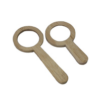 Nouvel arrivé Enfants Pas Cher Mini Poche Bambou Loupe en Bois Modèle Ornements