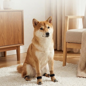 Zapatos y Calcetines para Mascotas <span class=keywords><strong>de</strong></span> Algodón Transpirable y Cómodo, Zapatos para Perros con Suela Suave Antideslizante, Protectores <span class=keywords><strong>de</strong></span> Patas para Perros, Calcetines para Mascotas para Todas las Estaciones - Product Image 4