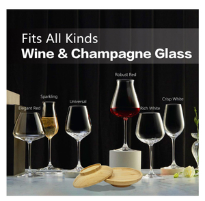 Assiettes apéritif petites planches de charcuterie couvercles de <span class=keywords><strong>verre</strong></span> à vin pour empêcher les insectes d'entrer ensemble de 10 <span class=keywords><strong>verre</strong></span> à vin en bambou garniture de charcuterie - Product Image 6