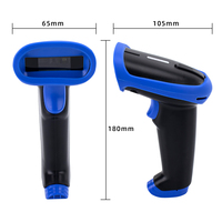 KEFAR-Escáner de código de barras inalámbrico, lector de código de barras de mano, 2D, PDF417, DataMatrix, con receptor USB, S8