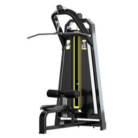 Machine de musculation commerciale multifonctionnelle pour tirage latéral haut et bas, équipement d'entraînement assis pour les muscles du dos en parallèle, matériel de gym