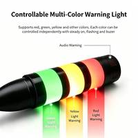 Lampu Peringatan Menara LED Multi-lapis Tiga Warna Kecerahan Tinggi Lampu Indikator Sinyal Alarm Akusto-optik untuk Mesin CNC