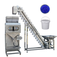 Machine d'emballage semi-automatique pour le remplissage de sachets en plastique par thermoscellage, pour épices, poivre, sel, sucre
