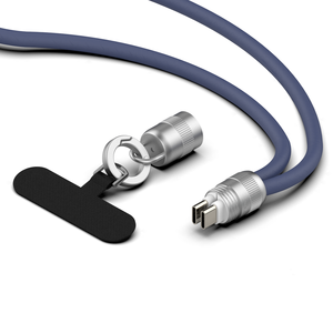 Hỗ trợ OEM ODM 2 trong 1 USB C để C cáp với truyền dữ liệu và nhanh chóng phí qua điện thoại dệt dây buộc cổ - Product Image 5