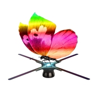 Ventilador Holográfico de 60cm con Conexión Wifi, Control por Computadora y Teléfono, Video 3D Personalizado, Entrega Rápida, Gran Venta