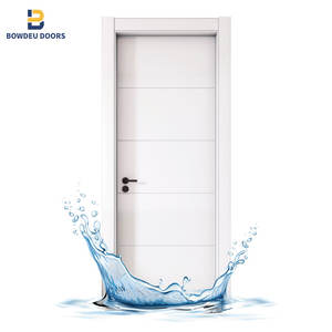 ドア<span class=keywords><strong>2025</strong></span>新しい防水プレハングWpcモダンデザインインテリアルーム複合家のための木製ドア - Product Image 5