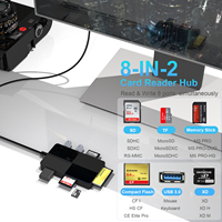 Adaptador USB Móvil Multifunción OTG de Alta Velocidad, Lector de Tarjetas con Respuesta Rápida para Windows