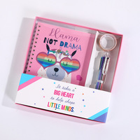 Couverture en PU pour journal intime, agenda, stylo, coffret cadeau
