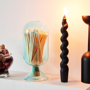 أعواد ثقاب فاخرة عالية الجودة ملونة في علبة زجاجية، أعواد ثقاب طويلة آمنة مخصصة - Product Image 5