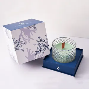 Fabrikant Custom Gedrukt Luxe Kaars Potten Box Printing Kaars Verpakking Dozen Hard Kartonnen Doos Voor Glazen Flessen Gift