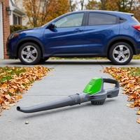 Souffleur à feuilles sans fil de qualité industrielle et DIY avec moteur sans balais, débit d'air réglable sur 5 vitesses, vitesse maximale de l'air de 95 mph