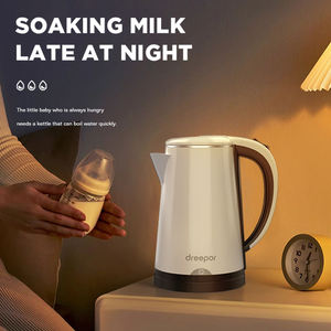 Dreepor 2.2L in acciaio inox <span class=keywords><strong>bollitore</strong></span> elettrico 1500W <span class=keywords><strong>riscaldamento</strong></span> rapido spegnimento automatico <span class=keywords><strong>bollitore</strong></span> <span class=keywords><strong>acqua</strong></span> portatile <span class=keywords><strong>per</strong></span> Hotel <span class=keywords><strong>e</strong></span> casa - Product Image 5