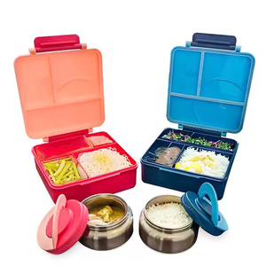 Boîte à Lunch Thermos 1600ML avec Cuillère et Fourchette, Pot Alimentaire Isotherme Loncheras Anti-Fuite, Bentos et <span class=keywords><strong>Couverts</strong></span> pour Enfants École - Product Image 3