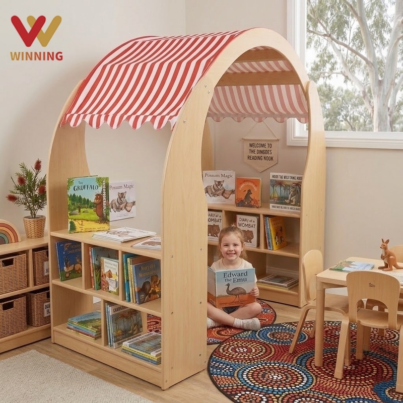 Montessori Wooden Play Den Kids Indoor