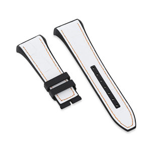 สายหนังแบบไร้รอยต่อขนาด 22-34 มม. และ 25 มม. เหมาะสำหรับนาฬิกา RICHARD MILLE และนาฬิกา Jacob หัวเข็มขัดสายรัด - Product Image 5