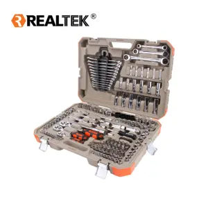Realtek 150Pcs Professional CRV Socket Set Wrench Set In BMC Mechanic Tools Home tools