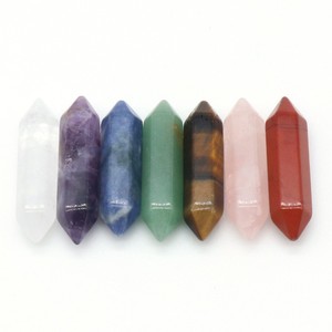 7 Chakra Stone <strong>Set</strong> Natural <strong>Crystals</strong> Healing Stones with Gift Box Tumble Nature Stone Hexagonal Column Energy Home Decoration - Product Image 2