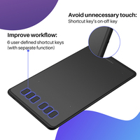 Tablette graphique portable Huion, tablette graphique interactive professionnelle avec stylet numérique pour le dessin