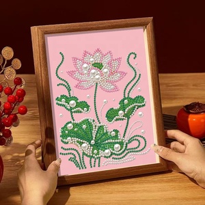 ชุดภาพวาดเพชร XIXI ลายดอกทานตะวัน รูปทรงพิเศษ คริสตัล 3 มิติ วัสดุอะคริลิก พร้อมกรอบ-ตกแต่งบ้าน DIY ลายดอกไม้ - Product Image 3