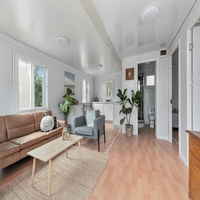 Maison conteneur extensible SKYLINE 2 chambres à vendre – Tiny House moderne, maisons préfabriquées, maison modulaire avec cuisine, salle de bain et séjour