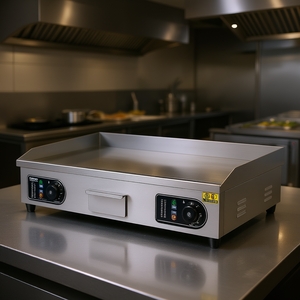Grille de cuisson électrique commerciale en acier inoxydable de 30 pouces, à poser sur comptoir, température réglable, équipement de cuisine professionnel - Product Image 2