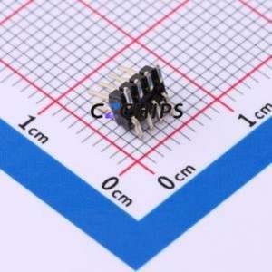 DZ127S-22-08-55 Pin Header SMD,P=1.27mm Connector 2x4P 1.27mm Pin Header Vertical Mount - Product Image 2