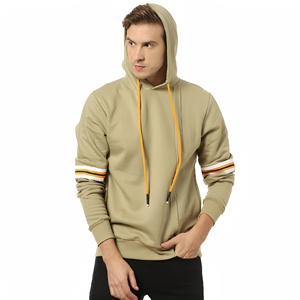 Ensemble de sweat-shirt et pantalon de survêtement surdimensionné de qualité supérieure pour hommes |   Ensemble deux pièces en molleton épais avec poche kangourou - Product Image 1