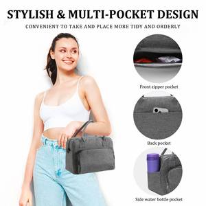 Insulated Lunch Bag for Women Men Large Reusable Lunch Box Adult Leakproof Portable Cooler Tote Bags for Work Picnic Cooler Bag - Product Image 3
