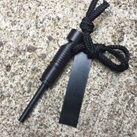 Bâton de feu multifonctionnel de petite taille pour l'extérieur, équipement de survie en camping, équipement d'urgence avec tige de magnésium, matériau ABS, bushcraft