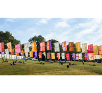 Vente en gros expédition rapide drapeaux personnalisés extérieur grande décoration volante bannière colorée Festival drapeau d'événement volant