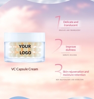 Crème Visage Rajeunissante au Collagène et Peptides PDRN (ADN de Saumon) et Niacinamide, Faible MOQ Personnalisé OEM/ODM/OBM