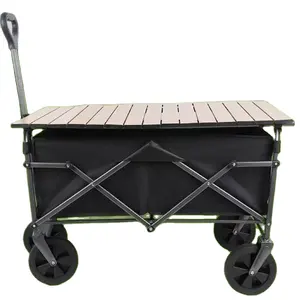 All Terrain Utility Kids Trolley Cart Folding Wagon Cart Garden Yard Tool Toy Cart