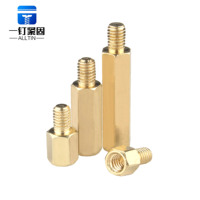 Entretoise hexagonale mâle-femelle en laiton métrique M2-M6 pour PCB, longueur 3-30mm, finition laiton naturel, vis résistante à la corrosion, excellente qualité