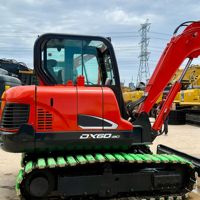 Original Hydraulischer Doosan DX60-9C Bagger, Gut Erhaltener Gebrauchter Kleiner Bagger Mini 6-Tonnen-Bagger