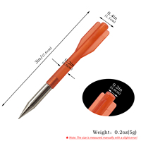 Flèches Piaoyu 6MM, 1 lot = 10 pièces, flèches professionnelles et de haute qualité à 3 ailettes pour le tir et la chasse en extérieur