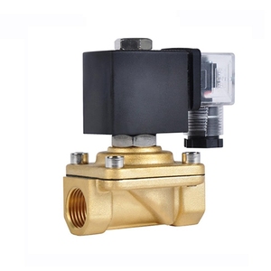 Vanne solénoïde 2 voies 2W31 COVNA DN15 1/2 pouce normalement fermée en laiton pour eau, air et vapeur AC/DC - Product Image 3