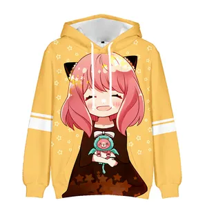Factory NEW wholesale Yor Forger Cloth Psy Family Hoodie Anime Men's sweaters Anime Hoodie Blanket High Quality Anime Sweater
