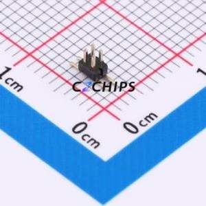 A100US-WS02P Pin Header SMD,P=1mm Connector ( Pin Structure: 2x2P )( Pitch: 1mm )( Row Spacing: 1mm ) - Product Image 1