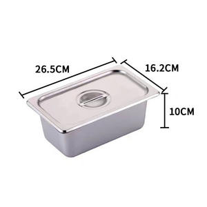 VICTORY 201 Acier Inoxydable GastroNorm Yaourt Casserole et Fruits Mixtes Saladier Equipement de Cuisine pour Hôtels et Restaurants - Product Image 6