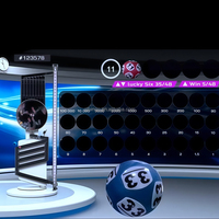 Máquina Profesional de Bingo para Programas de TV, Soplador de Acrílico de Alta Transparencia, Equipo de Sorteo de Bingo