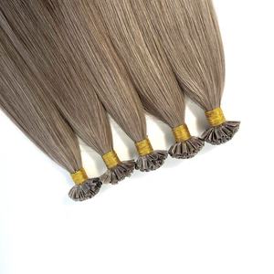 وصلات شعر كيراتين أوروبية طبيعية مسبقة الربط بالجملة، شعر ريمي فائق الجودة مزدوج السحب على شكل حرف U، 100% شعر بشري - Product Image 6