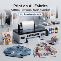 Impresora DTF A3 Compacta de Escritorio con Cabezal L1800, Máquina de Transferencia Térmica Rollo a Rollo para Impresión Textil con Maintop Rip