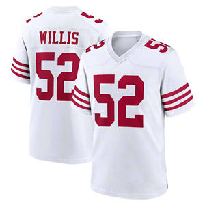 Nuova Collezione San 49 Rivalities # Fede (o Fidanzato) fedele # 13 Purdy # 23 McCaffrey # Maglie da Football Americano Warner 54 Cucite di Alta Qualità - Product Image 4