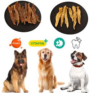 Snack <span class=keywords><strong>Natural</strong></span> Masticable, Tiras de Pechuga de Pollo Seca, Golosinas Deshidratadas para Mascotas, Golosinas para Gatos, Pollo Seco, Golosinas para Perros - Product Image 6
