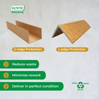 Vente en gros de panneau de protection d'angle en papier panneau de bord Corum pour l'emballage et la protection des palettes