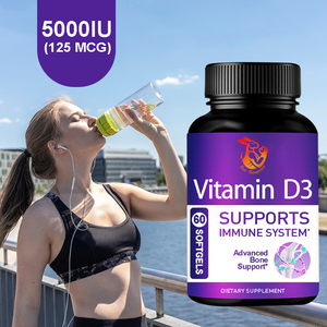 Cápsulas Blandas de Vitamina D3 OEM ODM con Aceite de Soya, Gelatina y Glicerina, Apoya el Sistema Inmunológico, Soporte Óseo Avanzado - Product Image 4