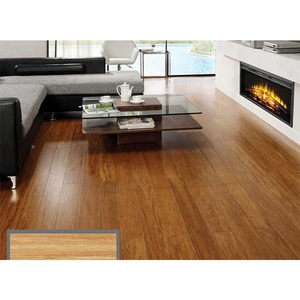 Gạch lát nền men sứ giả gỗ màu nâu mộc mạc, chống trơn trượt, dùng cho nhà ở và văn phòng - Product Image 1