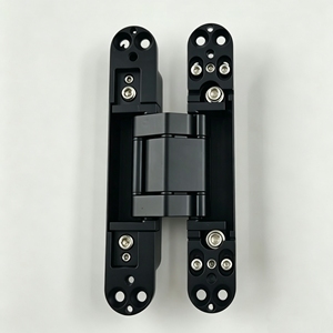 Bisagra oculta negra ajustable 3D <span class=keywords><strong>de</strong></span> alta calidad, <span class=keywords><strong>bisagras</strong></span> <span class=keywords><strong>de</strong></span> puerta ocultas <span class=keywords><strong>de</strong></span> alta resistencia abiertas <span class=keywords><strong>de</strong></span> 180 grados, muebles <span class=keywords><strong>invisibles</strong></span> <span class=keywords><strong>para</strong></span> puerta <span class=keywords><strong>de</strong></span> <span class=keywords><strong>madera</strong></span> - Product Image 1